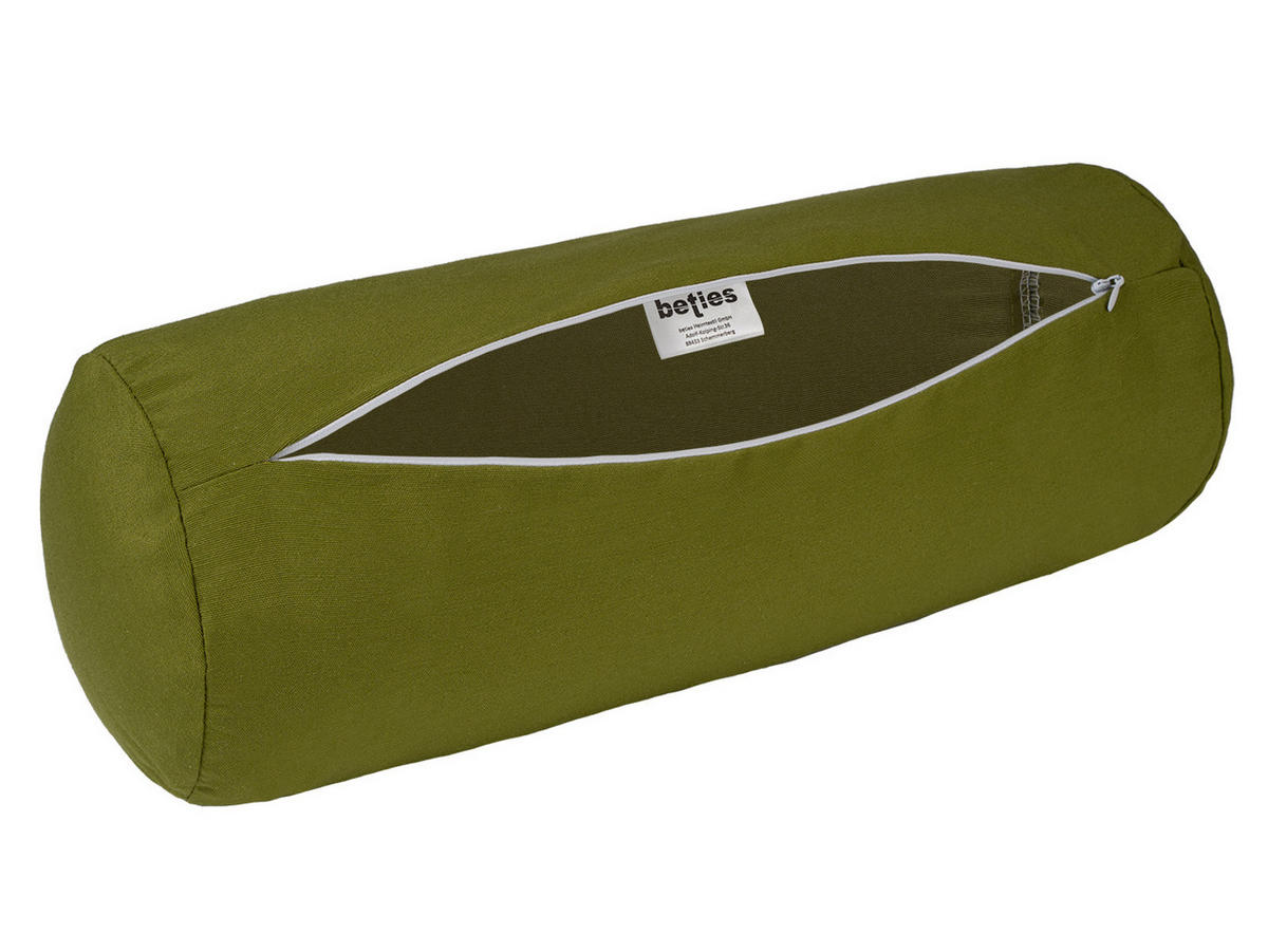 NACKENROLLENHÜLLE Wunschton moosbild-grün 15/40 cm - Grün, Textil (15/40cm) - beties Heimtextil