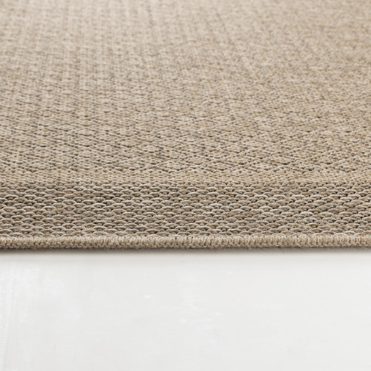 OUTDOORTEPPICH Jute-Optik 160/213 cm Beige - Braun, Kunststoff/Textil (160/213cm) - LIVABLISS