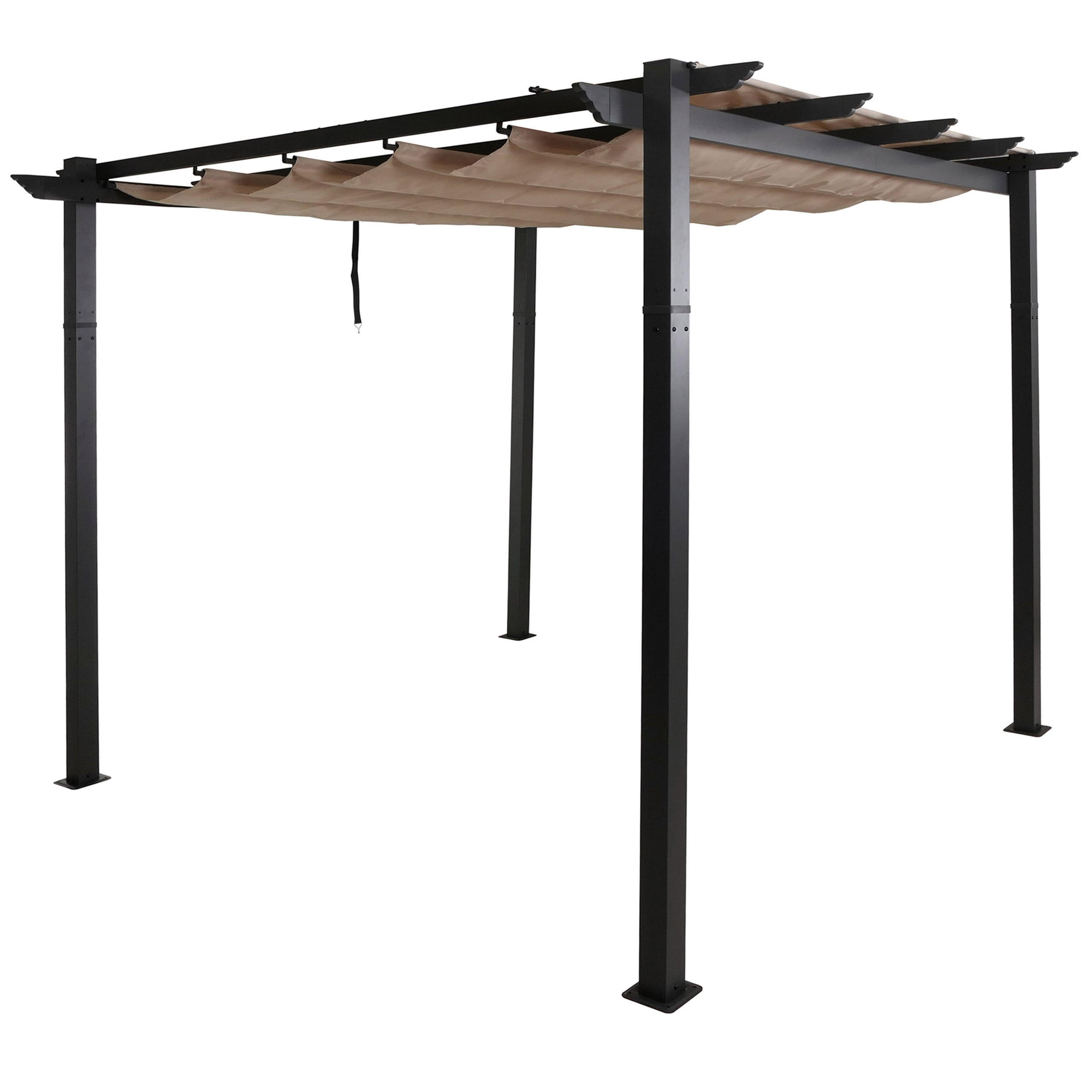 PERGOLA Aluminium 3x3m Creme-Beige - Creme, Metall (300/240/300cm) - BERLINLODGE