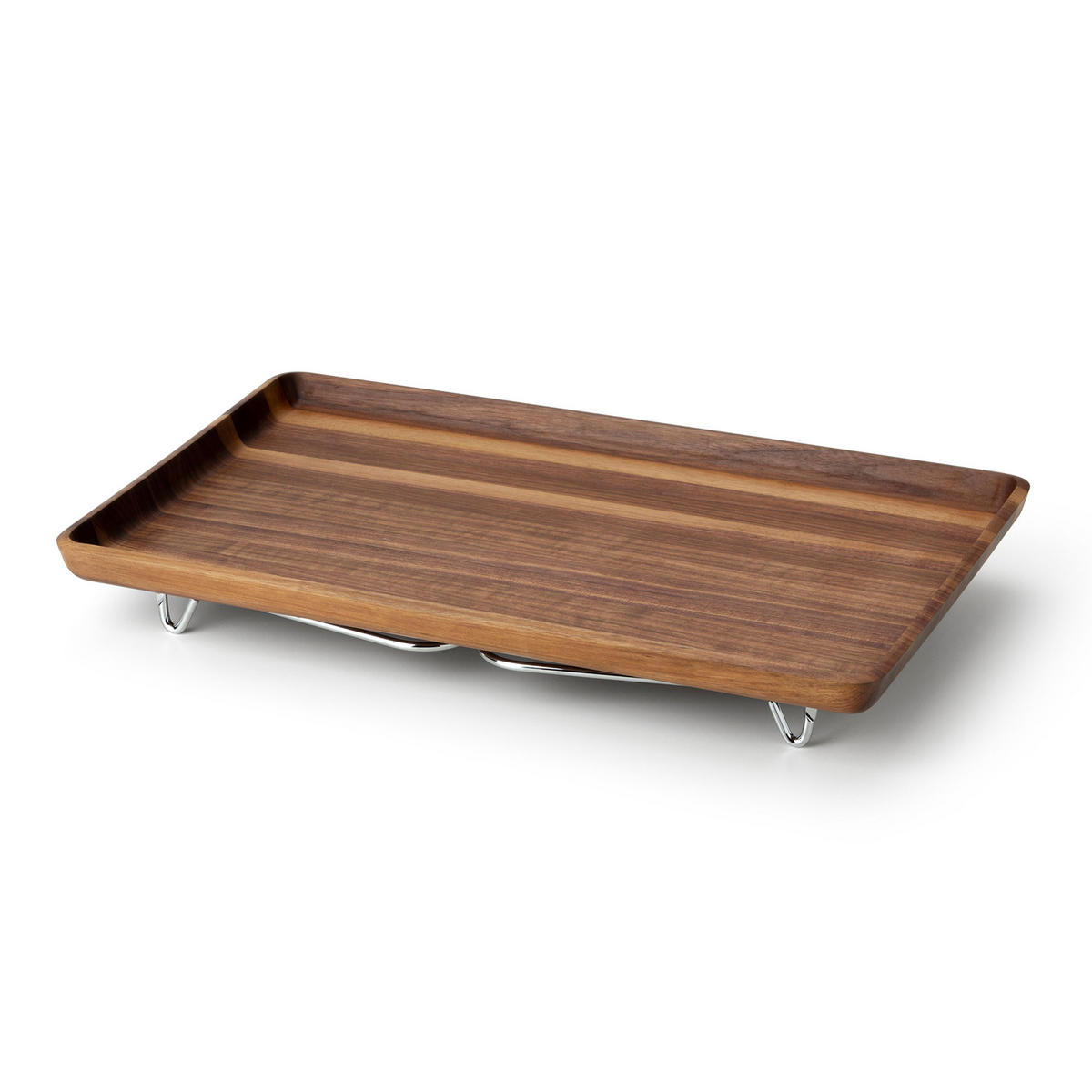 BETTTABLETT, Walnussholz, 53 x 32 cm - Walnussfarben, Holz (33/8/54cm) - Continenta