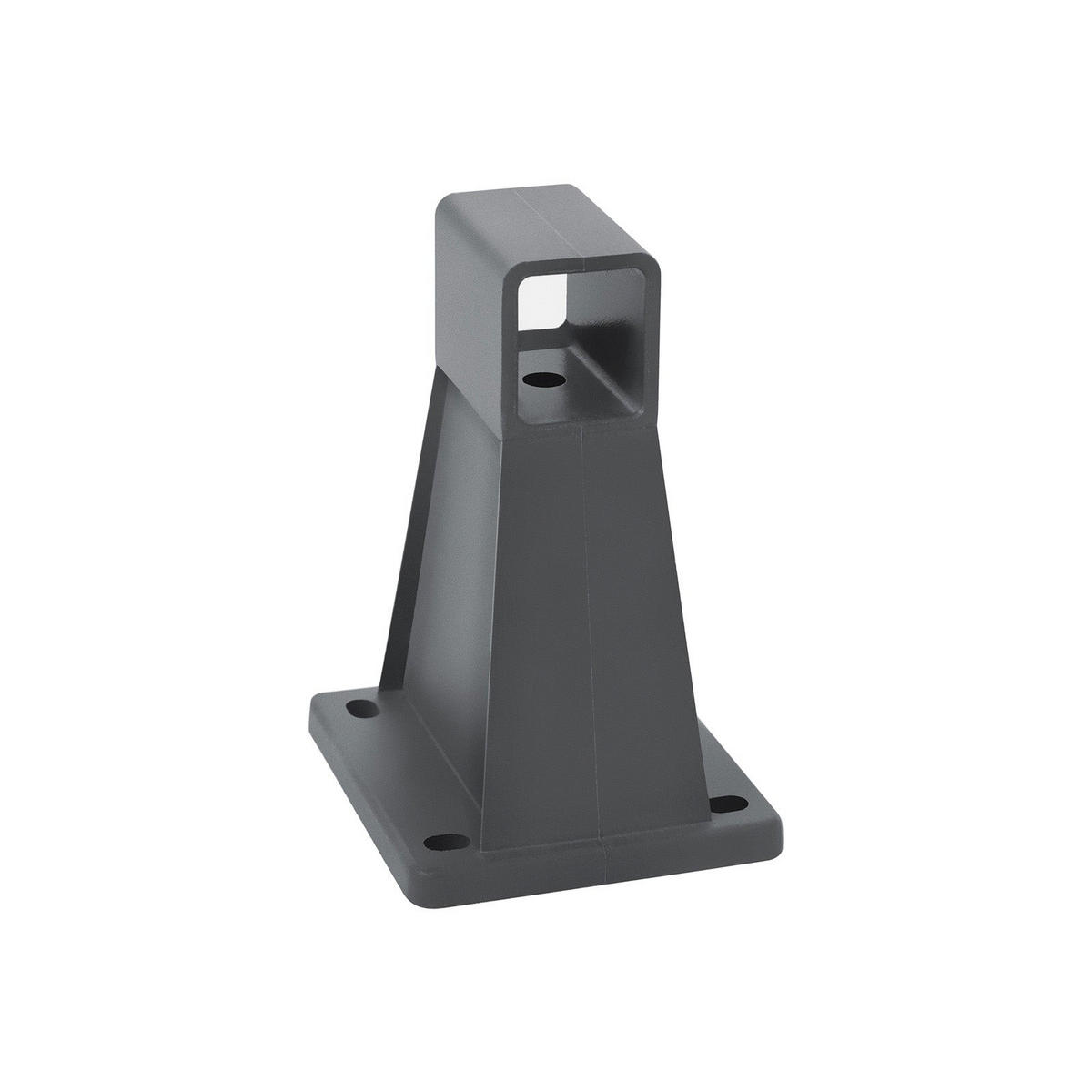 WANDHALTERUNG FÜR SEITENMARKISE - Grau, Kunststoff (8/13/9cm) - Hansiro