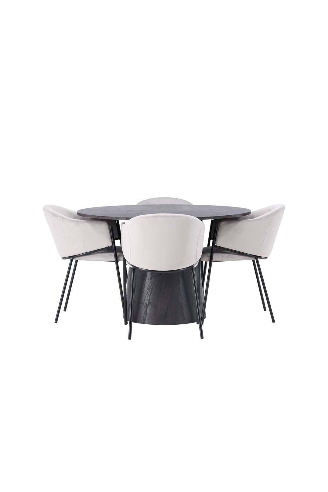 TISCHGRUPPE Mocca - Braun, Holzwerkstoff (120/75/120cm) - ebuy24