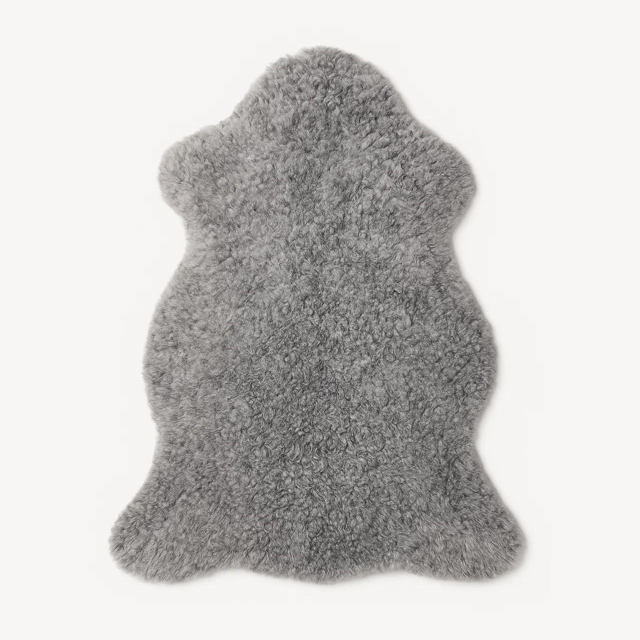 SCHAFFELL Gotland Kurzlockig Grau, ca. 110 cm - Grau, Fell (60/110cm) - Provellus