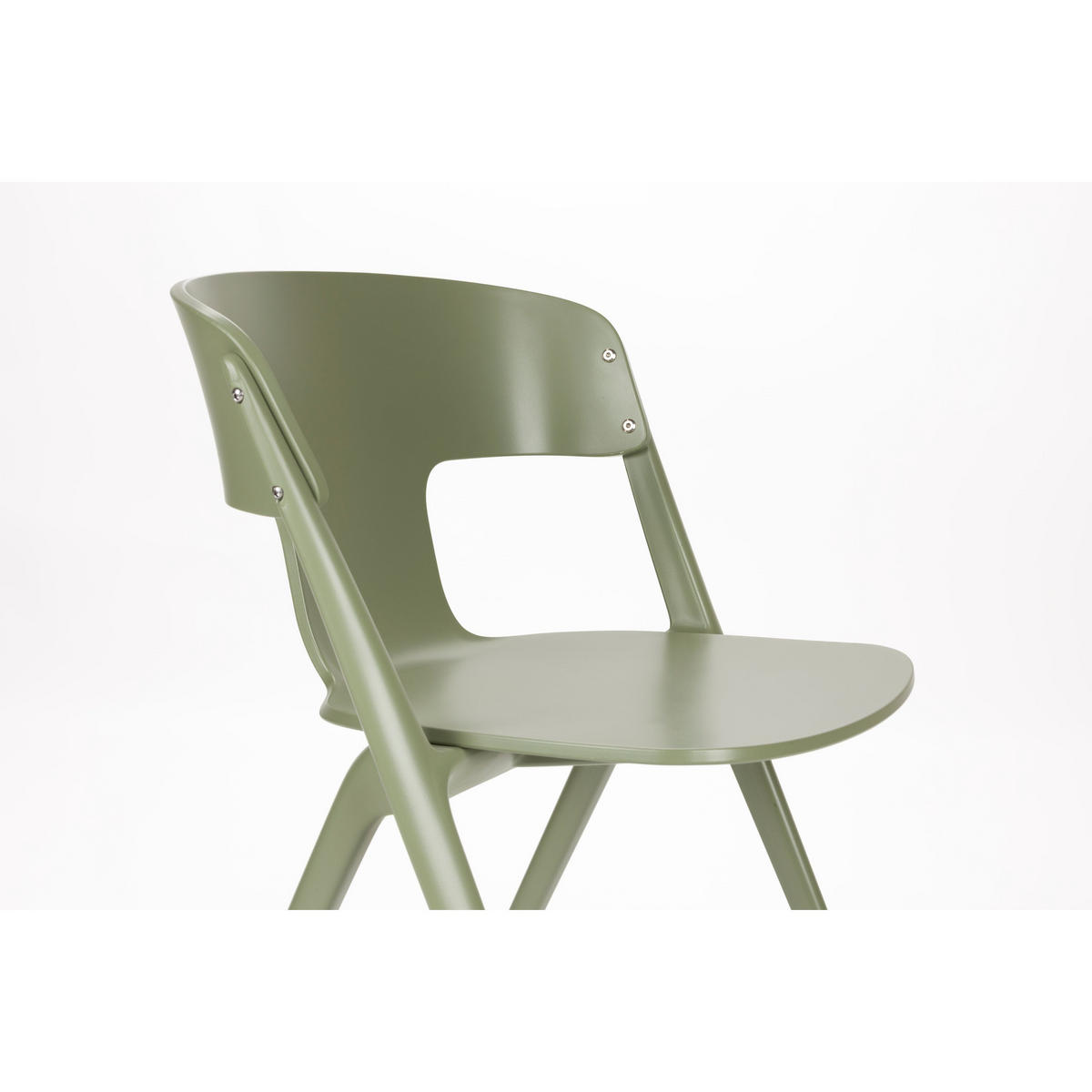 GARTENSTUHL Horizon Grün - 4 er Set - Grün, Kunststoff (57.5/75/52.5cm) - Zuiver