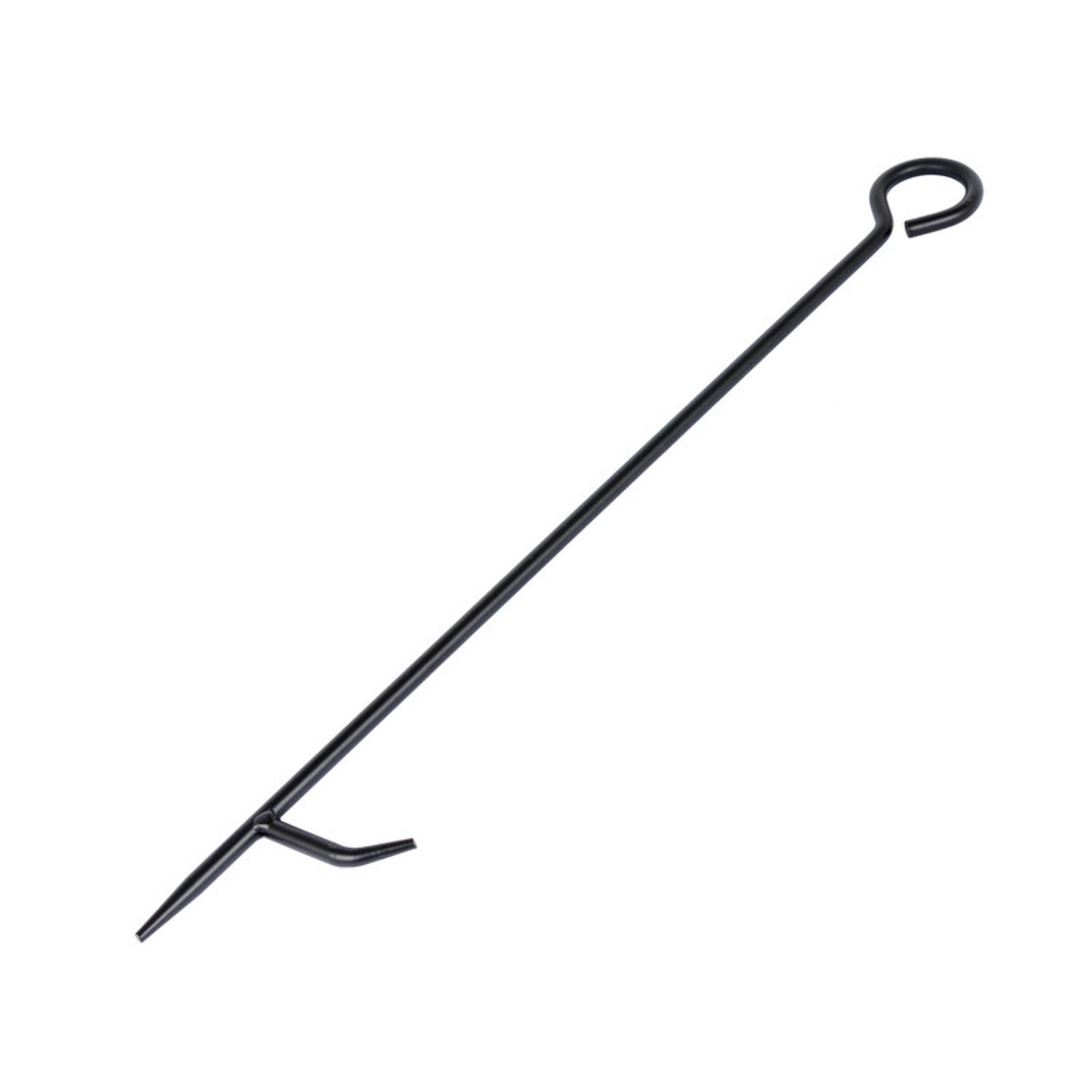 SCHÜRHAKEN aus schwarz lackiertem Stahl - Schwarz, Metall (0.9cm) - Somagic