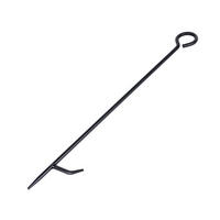 SCHÜRHAKEN aus schwarz lackiertem Stahl - Schwarz, Metall (0.9/30/0.9cm) - Somagic