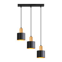 PENDELLEUCHTE Celen 40/12/173.5 cm - Schwarz, Metall (40/12/173.5cm) - ZMH