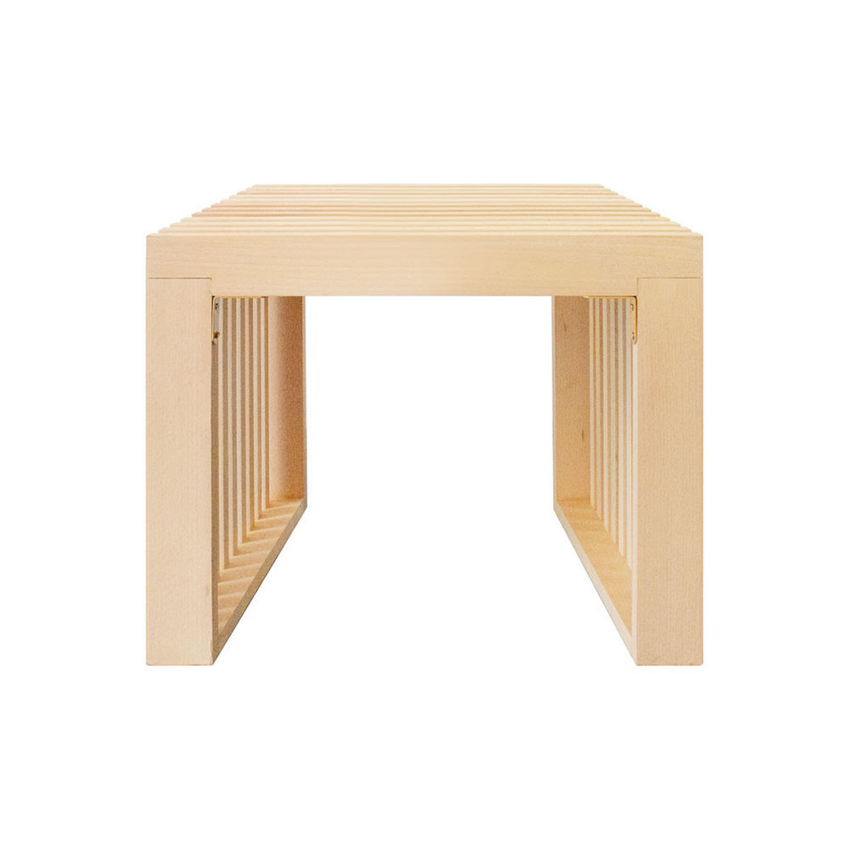 SITZBANK LORA - Natur, 50 cm - Naturfarben, Holz (50/42/40cm) - Home Deluxe