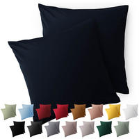 KISSENBEZUG Ellen 50/50 cm, 2er-Set, Dunkelblau - Dunkelblau, Textil (50/50cm) - Blumtal