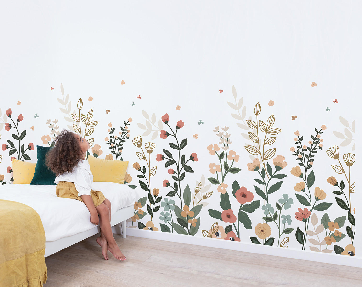 VLIESTAPETE Bloem Blumen 2 m x 3 m, mehrfarbig - Multicolor, Papier (300/200cm) - Lilipinso