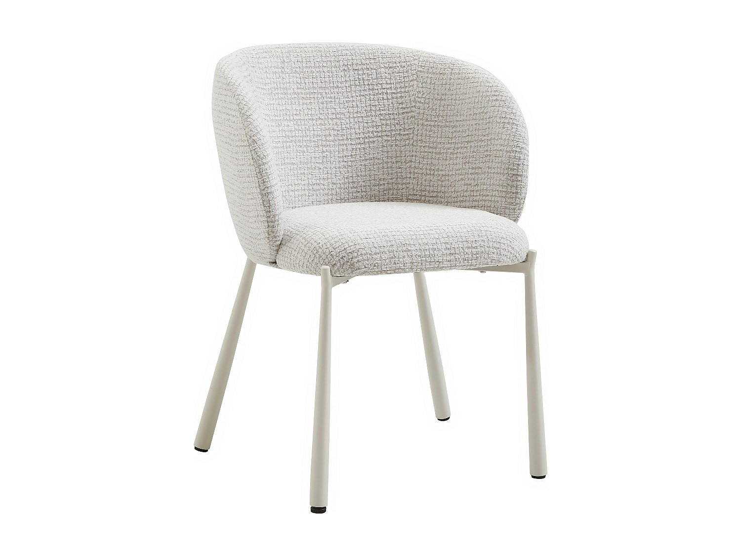STUHL - 59 cm x 56.5 cm - stoff - cremefarben Sijola - Creme, Textil (59/78.5/56.5cm) - Vente-Unique