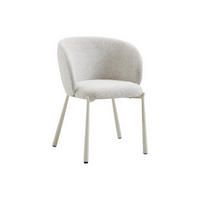 STUHL - 59 cm x 56.5 cm - stoff - cremefarben Sijola - Creme, Textil (59/78.5/56.5cm) - Vente-Unique