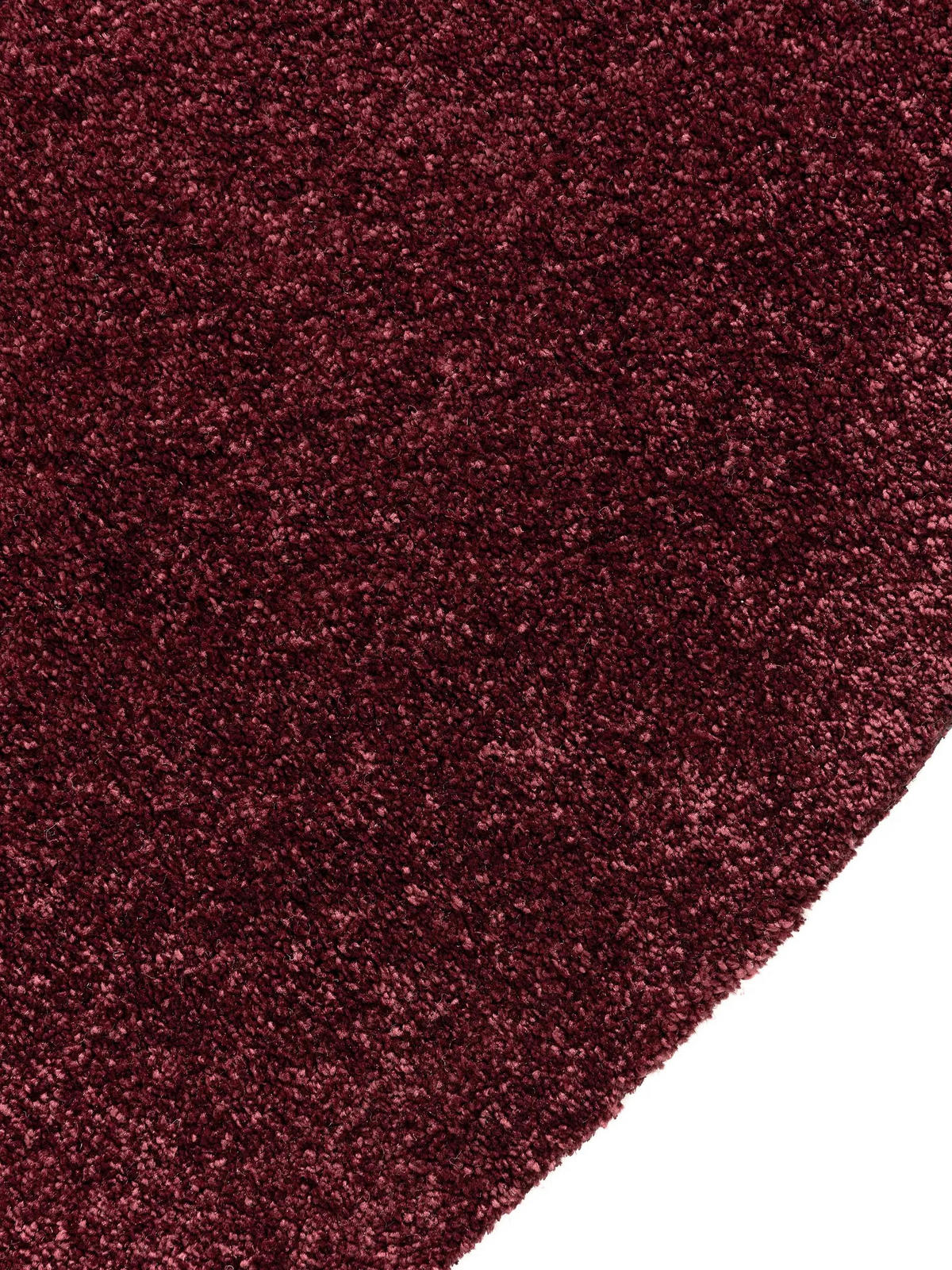 TEPPICH Nina waschbar ø 200 cm rund - Rot, Kunststoff (200/200cm) - benuta
