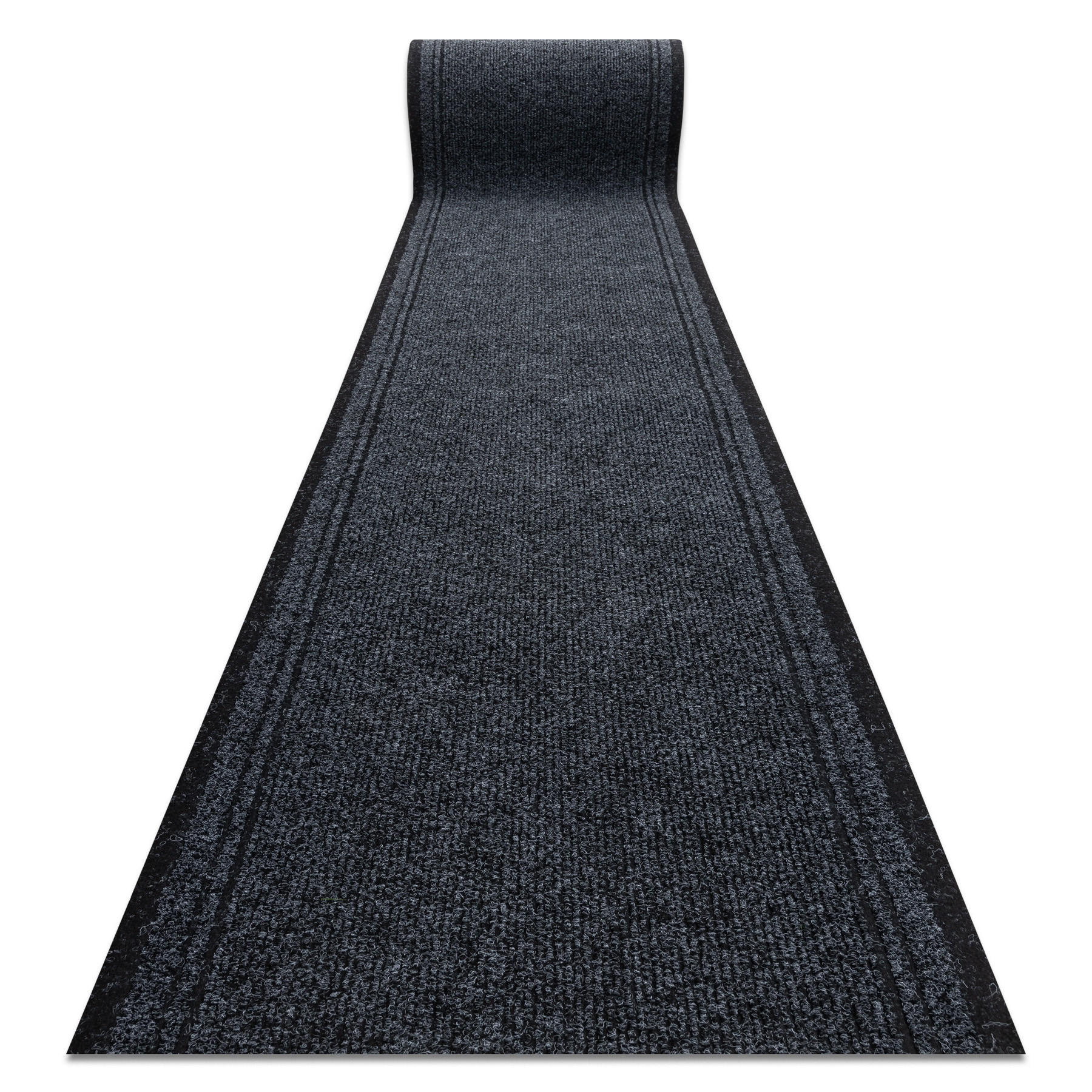 LÄUFER Antirutsch MALAGA 100/320 cm - Anthrazit, Textil (100/320cm) - rugsX
