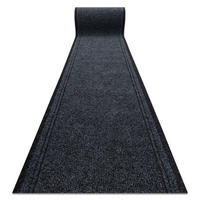 LÄUFER Antirutsch MALAGA 100/370 cm - Anthrazit, Textil (100/370cm) - rugsX