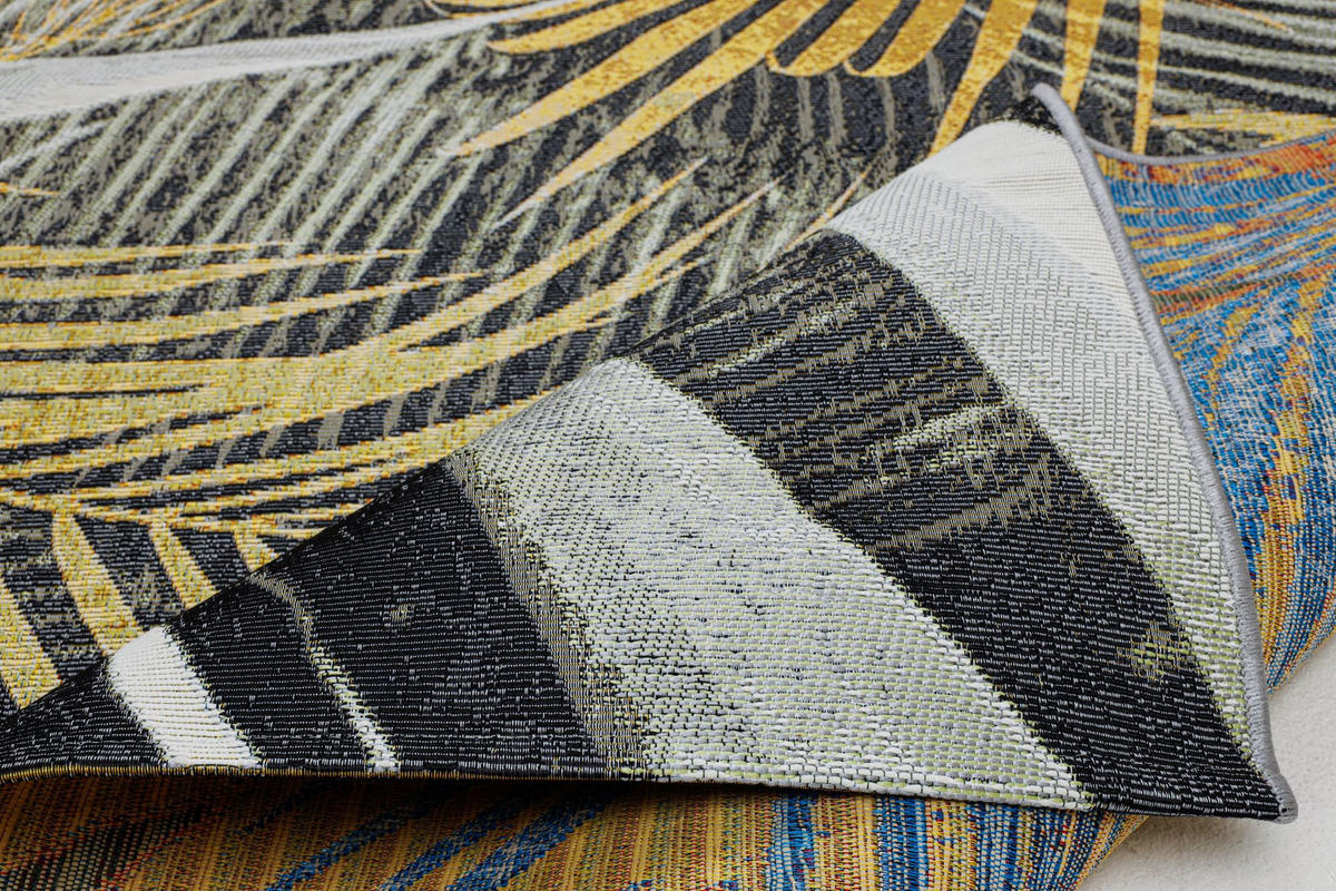 OUTDOORTEPPICH Aurora 160x235 cm - Schwarz, Textil (160/235cm) - Gino Falcone