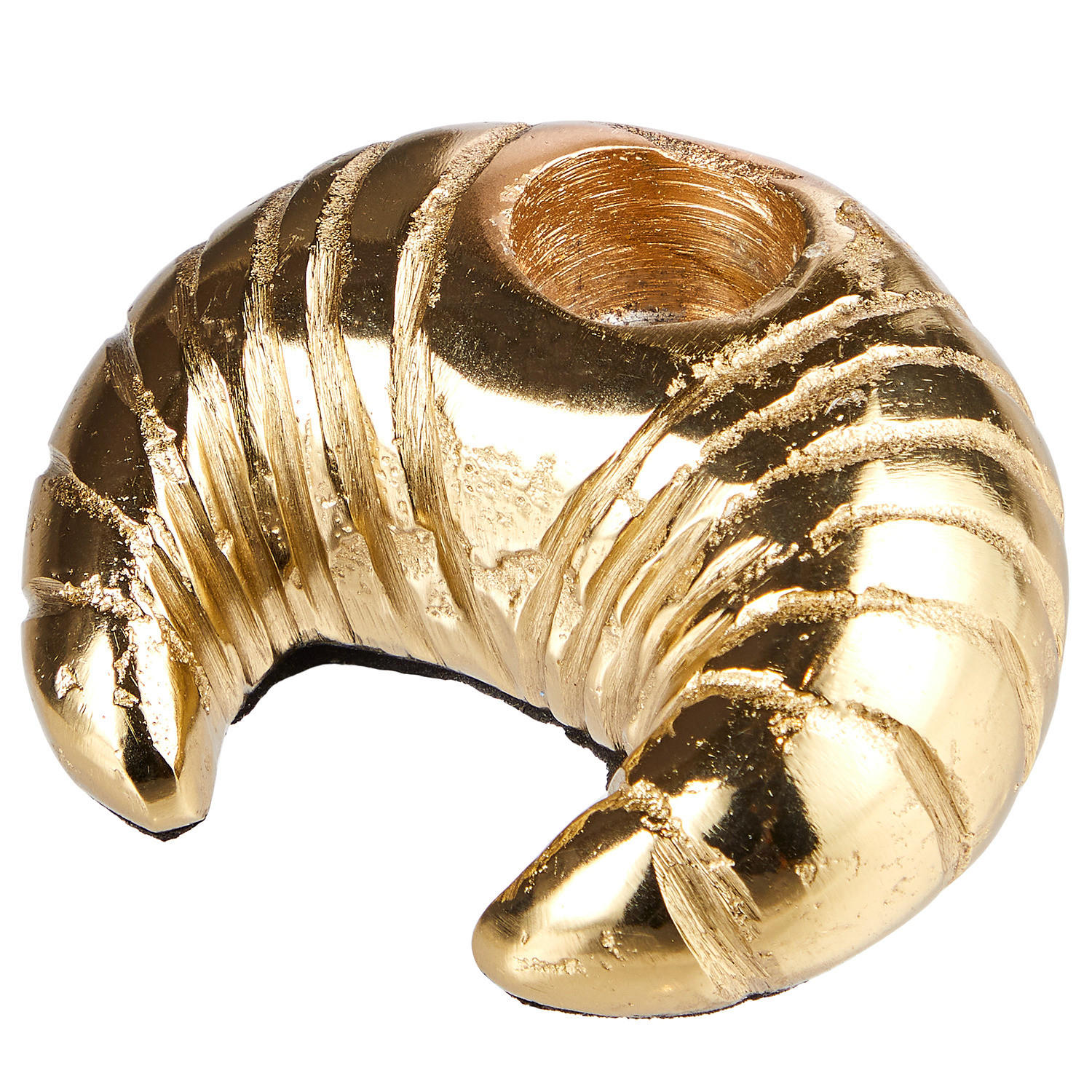 KERZENHALTER Croissant - Goldfarben, Metall (7/4/8cm) - Butlers