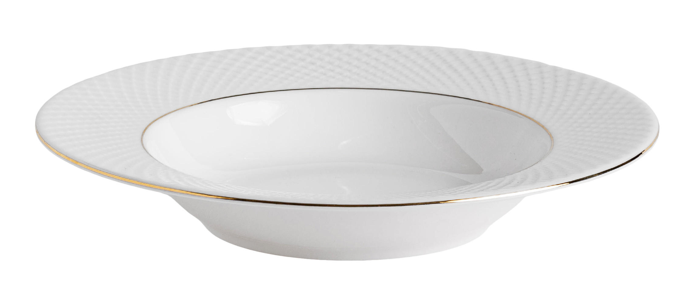 TIEFE PLATTE Eleni - Weiß, Keramik (23.5cm) - home&you