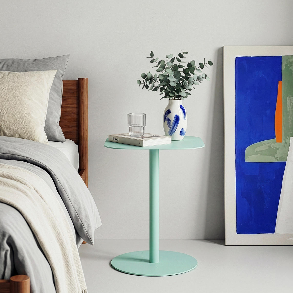 Mintgrün, Metall (40/40/50cm) - [en.casa]