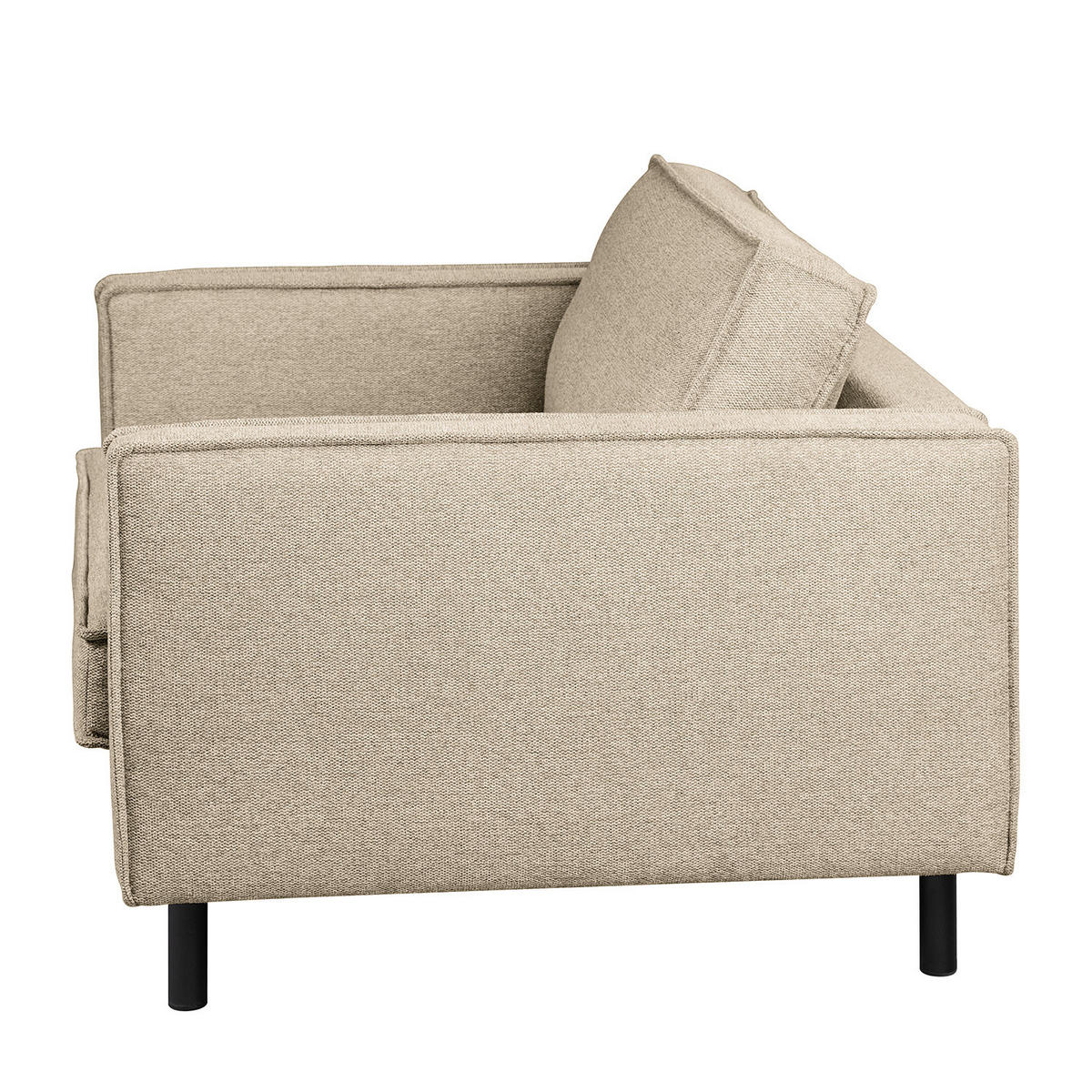 XL SESSEL - Beige/Schwarz, Wellpappe/Textil (117/81/96cm) - home24