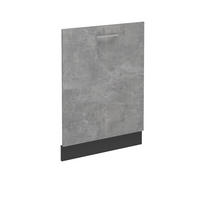 GESCHIRRSPÜLBLENDE R-Line Beton 60 cm ohne Arbeitsplatte - Schieferfarben/Anthrazit, Holzwerkstoff (60/81.8/1.6cm) - Vicco