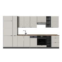 KUHINJSKI BLOK Fame-Line Sivo-Bež/Antracit 355 cm , RP Hrast - siva/antracit, drvni materijal (355/206.8/60cm) - Vicco