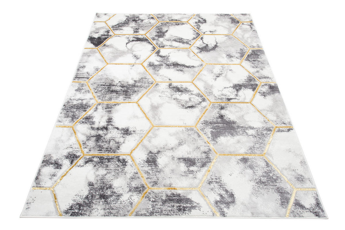 TEPPICH SHINE Creme 140/200 cm - Creme, Textil (140/200cm) - Tapiso