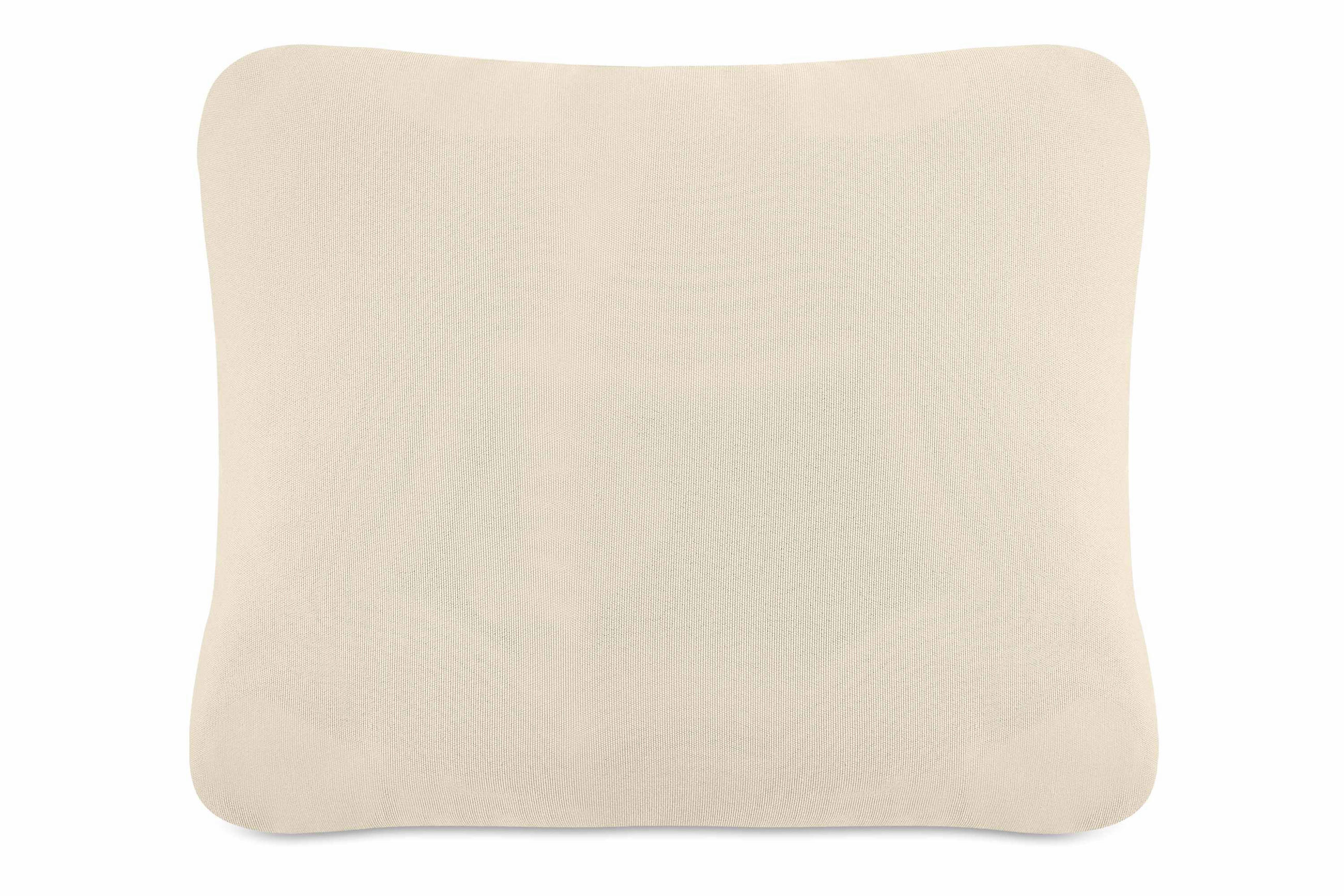 GARTENKISSEN RAMBE Dekokissen mit Füllung, 40x35 cm, Outdoorgeeignet, Cremeweiß - Creme, Textil (40/35cm) - KONSIMO®