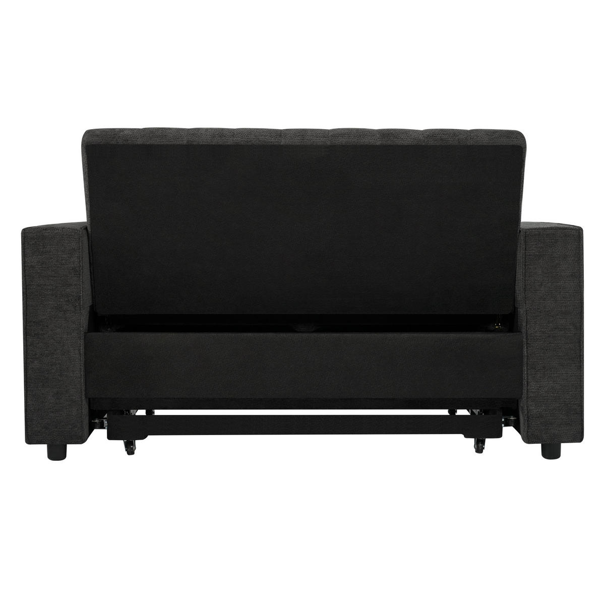 SCHLAFSOFA 2-Sitzer mit USB-Anschluss und Getränkehalter Chenille Grau 140/137/84 cm - Grau, Textil (140/84/137cm) - OKWISH