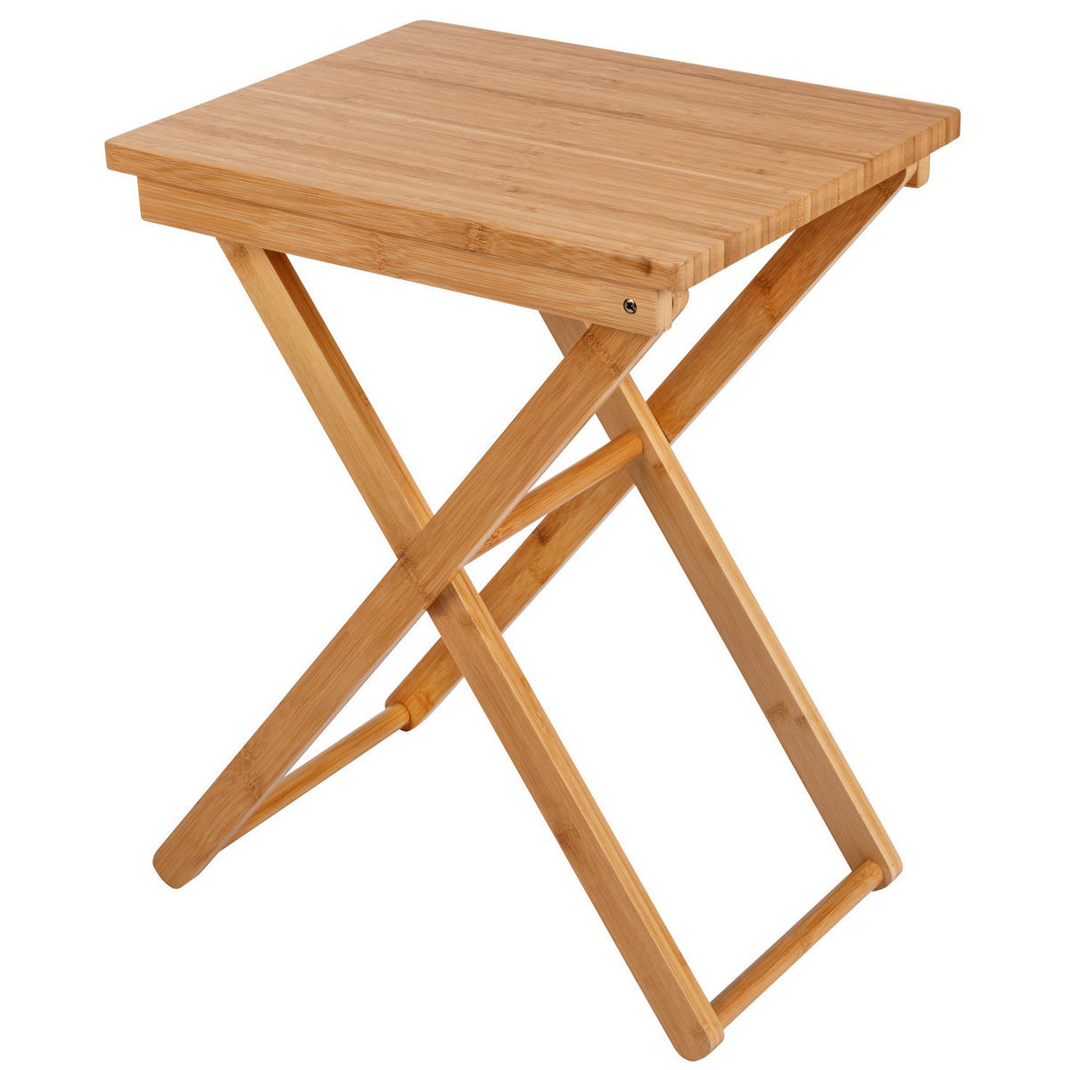 KLAPP-TISCH Bambus Maui - Braun, Naturmaterialien (42/31/52cm)