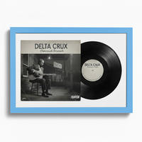 SCHALLPLATTEN BILDERRAHMEN 40/60 2er Set - Hellblau, Holz (60/40cm) - K-Möbel