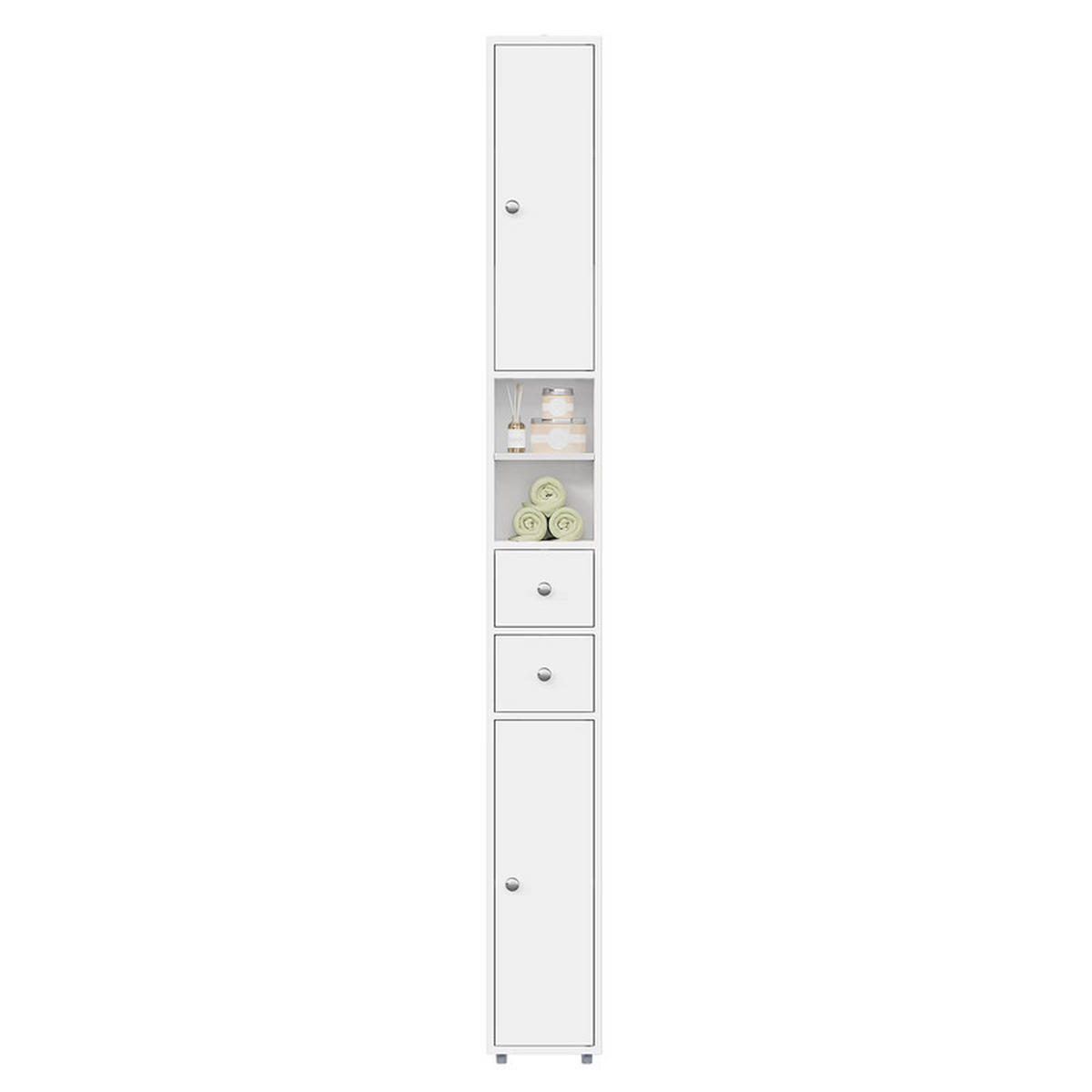 HOCHSCHRANKHOCHSCHRANK Weiß 20x180x20 cm - Weiß, Holzwerkstoff (20/180/20cm) - Bextsrack