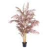 TOPF Palme Rot 198/160/198 cm - Rot, Kunststoff (198cm) - Light & Living