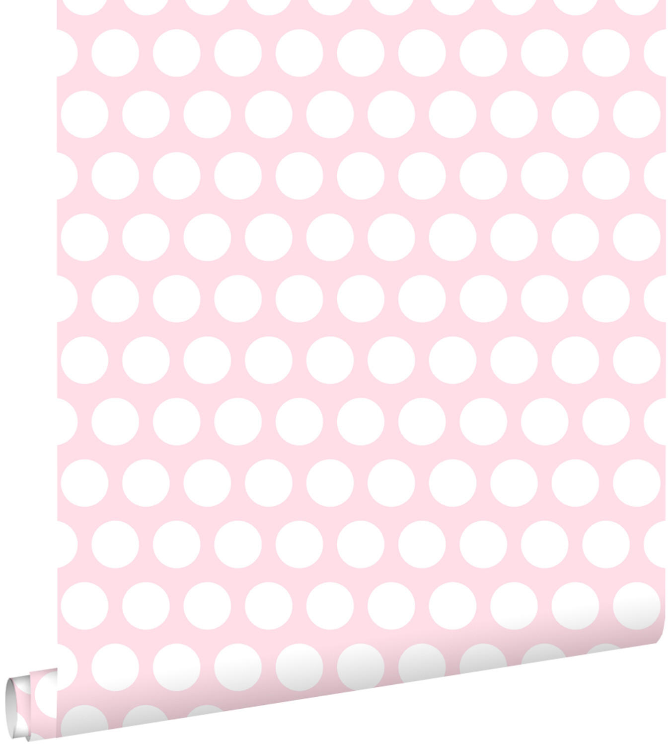 TAPETE Punkte 53 cm x 10.05 m - Pink, Papier (53/0.1cm) - ESTAhome