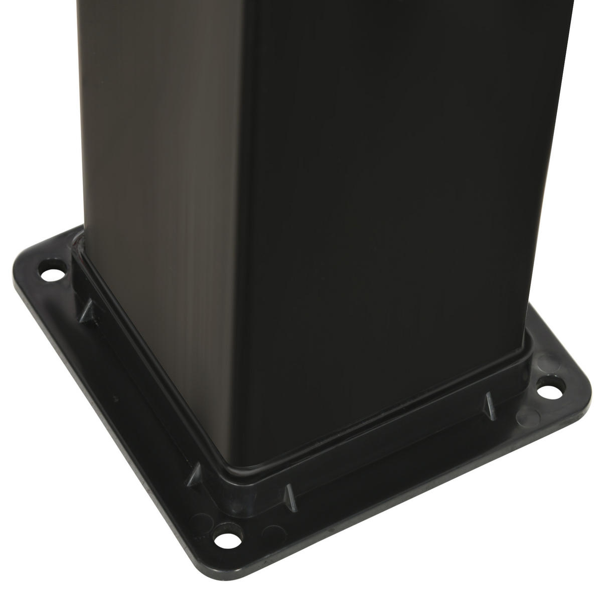 SOLÁRNÍ SPRCHA, černá, ABS, plast, zinková slitina - černá, plast (20/217/20cm) - Outsunny