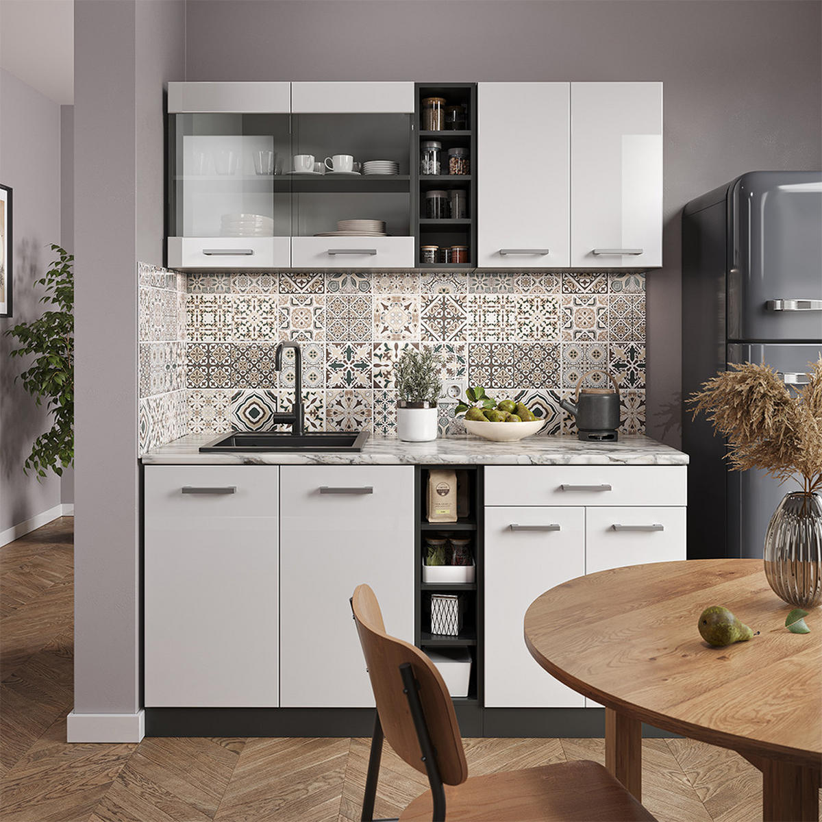 Anthrazit, Holzwerkstoff (30/81.6/60cm) - Vicco