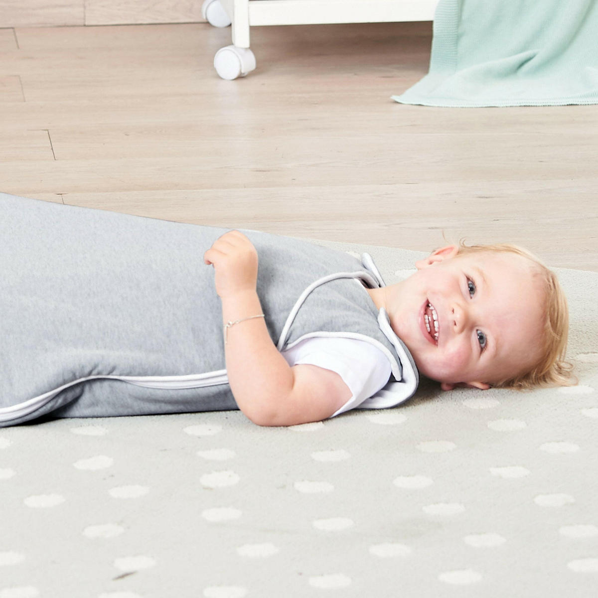 BABY Schlafsack Grau 70 cm - Grau, Textil (42/70cm) - nordic coast company
