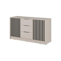 SIDEBOARD NELIANA 155/86/45cm mit 3 Schubladen 2 Türen Kaschmir - Kaschmir, Holzwerkstoff (155/86/45cm) - MASSENO