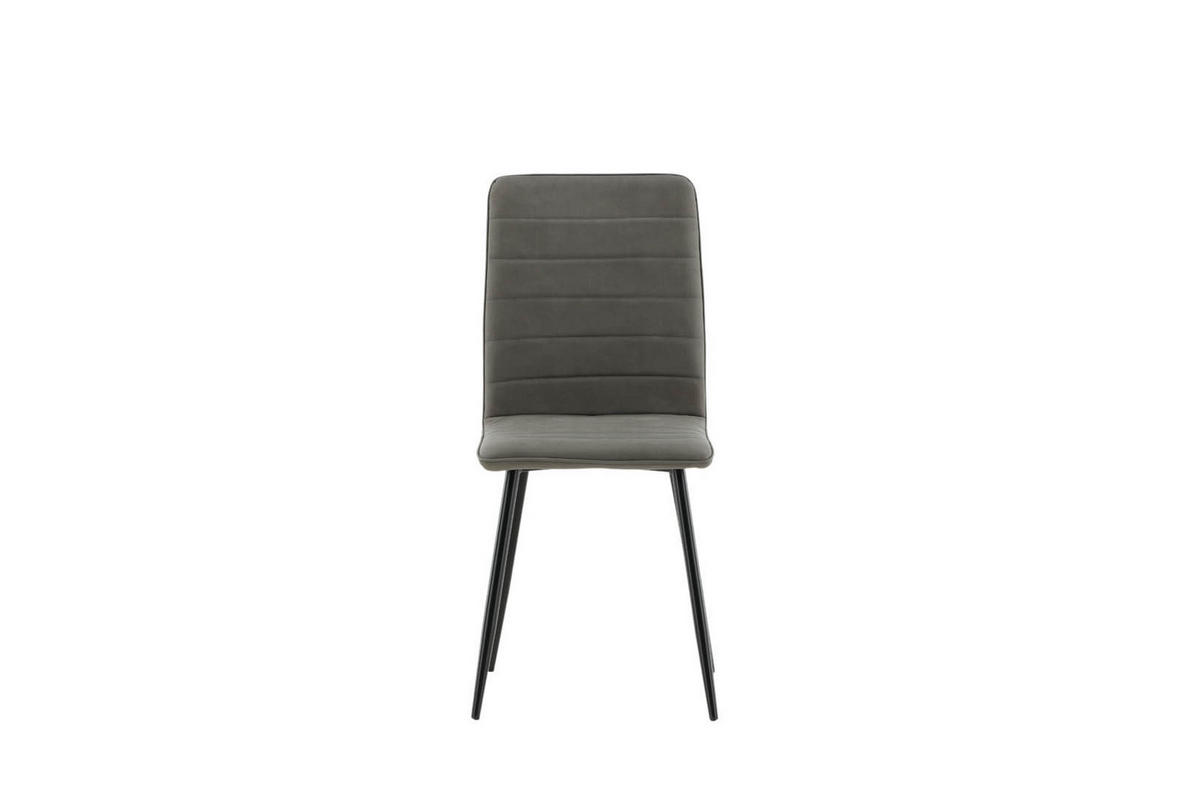 STUHL 2er-Set grau - Grau, Holzwerkstoff (43/94/49cm) - ebuy24