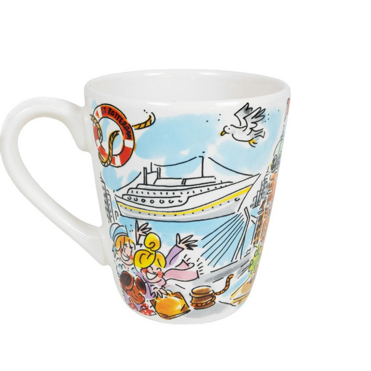 BECHER Holland Amerika Linie in Bunt - 350 ml - Multicolor, Keramik (0.35L) - Blond Amsterdam
