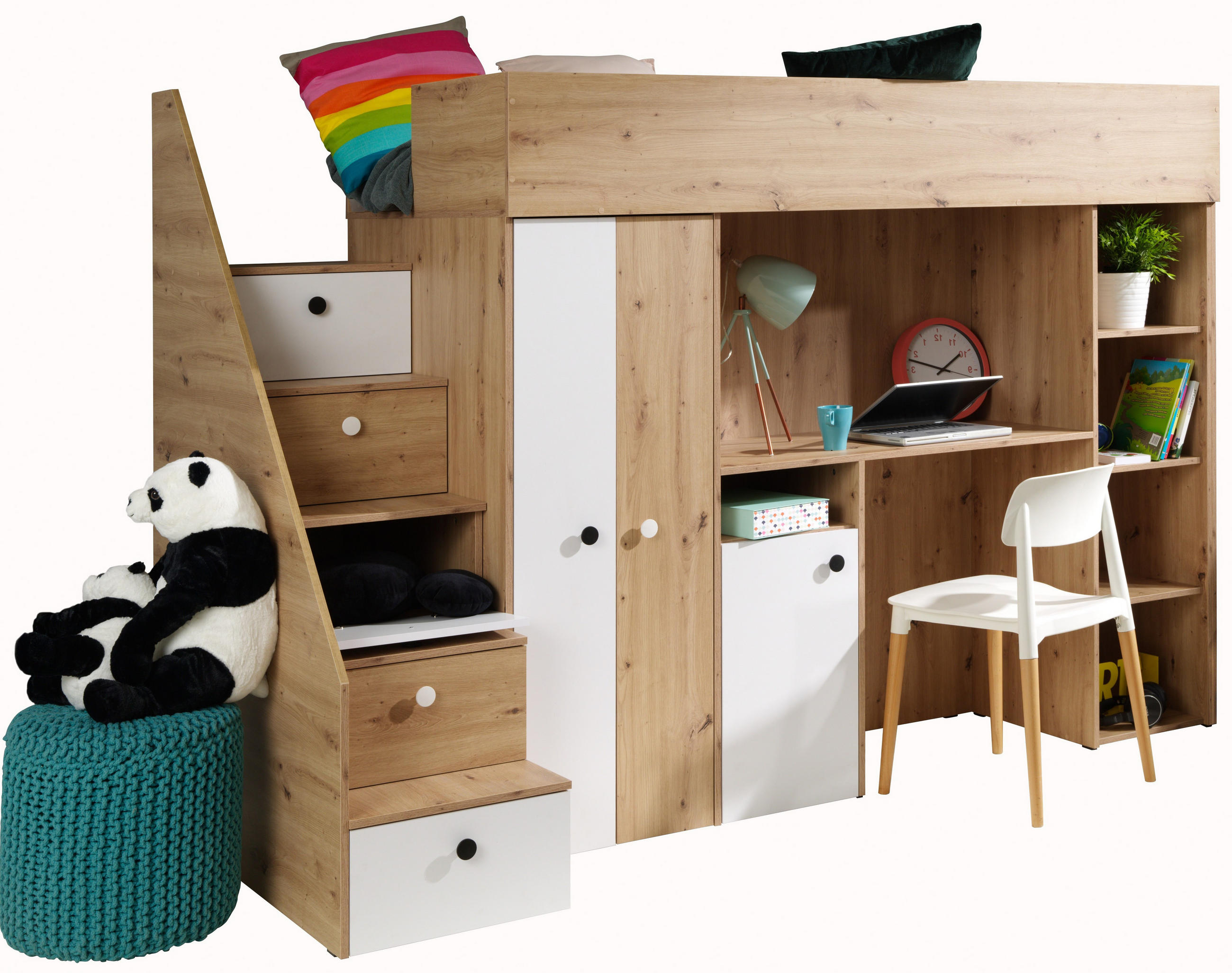 HOCHBETT 247/165/120 - Weiß, Holz (90/200cm) - MÖBEL KRYSPOL