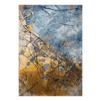 TEPPICH Gold Sea Dubai 100/140 cm - Multicolor, Textil (100/140cm) - Louis De Poortere