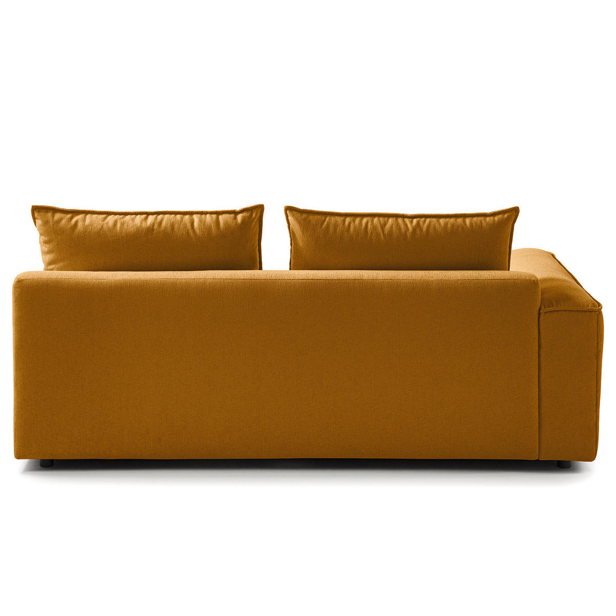 2,5-SITZER SOFA - modular - Gelb/Schwarz, Kunststoff/Textil (184/82/99cm) - home24