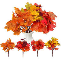 HERBSTSTRAUSS 4-teiliges Set 35 cm - Multicolor, Kunststoff (10cm)