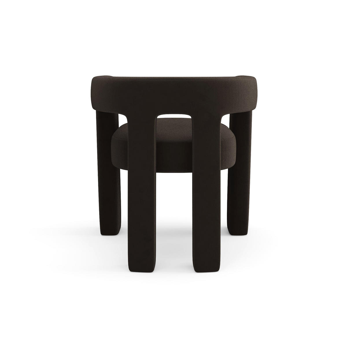 ESSZIMMERSTUHL Glatter Samt Schwarz 66cm - Schwarz, Textil (66/68/55cm) - Sia Home