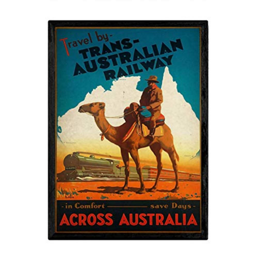 POSTER Australian Railway A3 Rahmenlos - Klar, Papier (29.7/5/42cm) - Nacnic