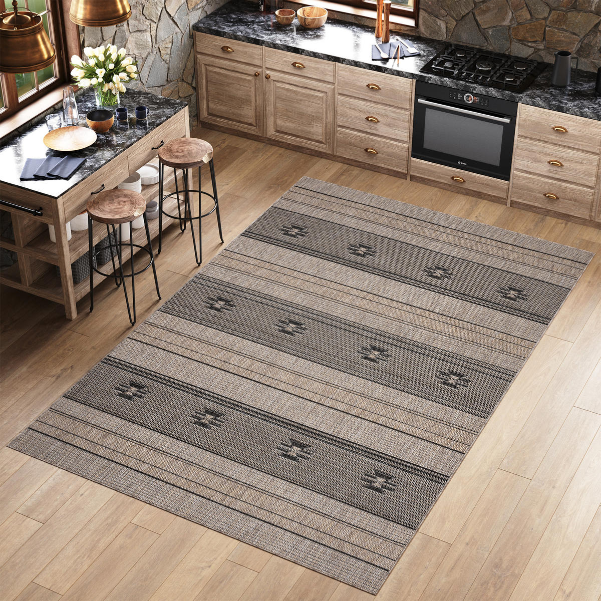 TEPPICH MELISSA Braun 60/200 cm - Braun, Kunststoff (60/200cm) - Tapiso