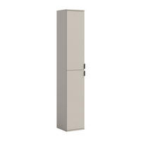 HOCHSCHRANK Projekt X Kaschmir 30/34/193 cm - Beige, Holzwerkstoff (30/193/34cm) - Xonox
