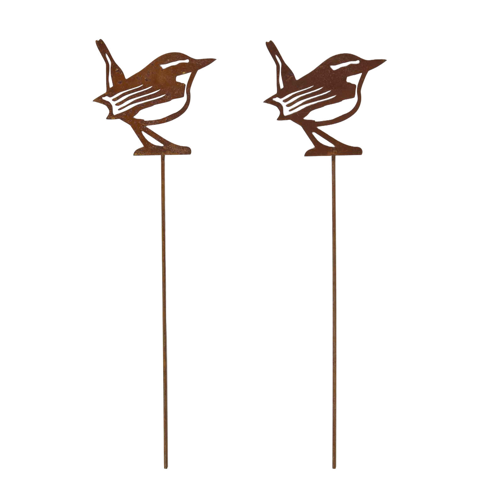 Homescapes Gartenstecker Braun 37 cm