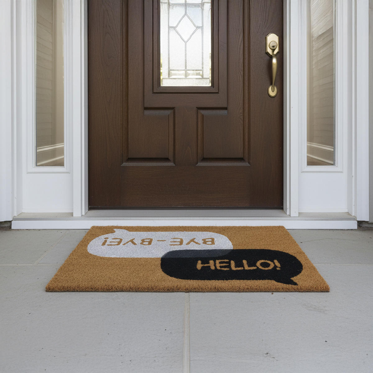 FUSSMATTE - Multicolor, Kunststoff/Textil (60/40cm) - Relaxdays